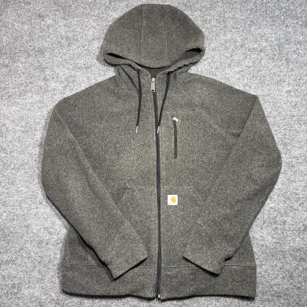 Carhartt Women's Kentwood Charcoal Heather Fleece Jacket Size Small
